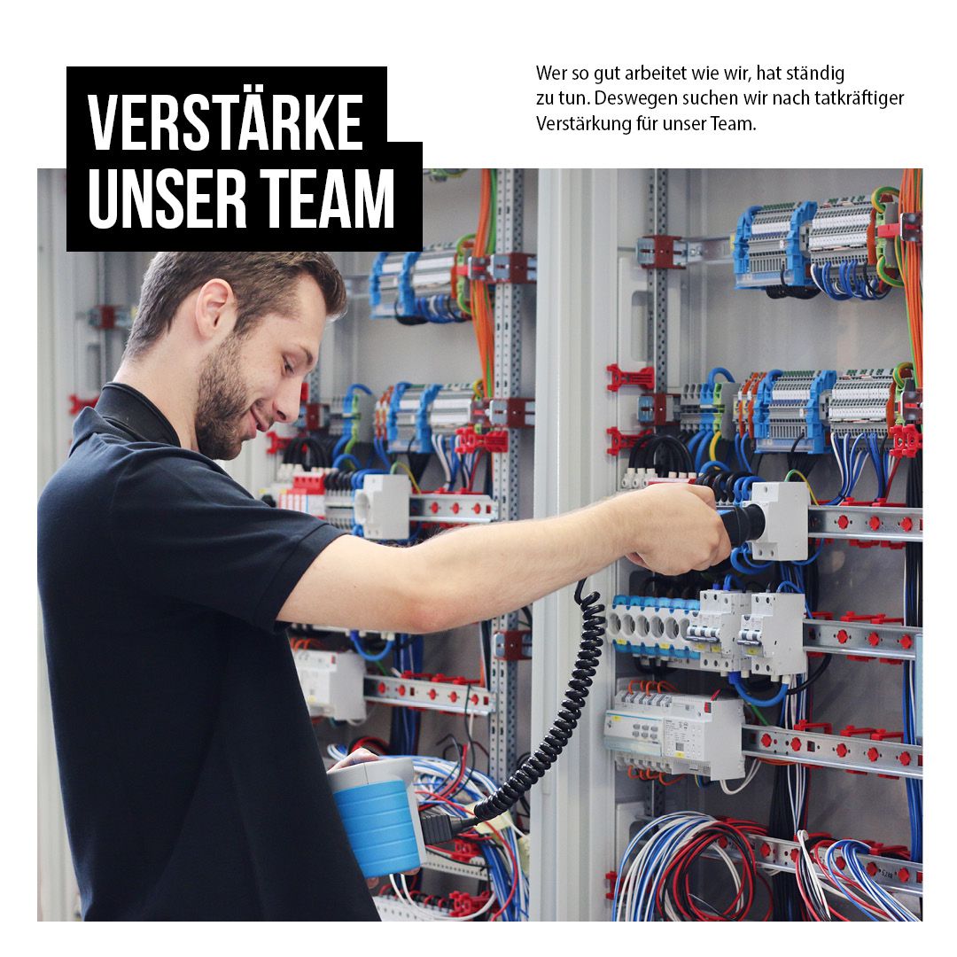 Instagram-Anzeige Verstärke unser Team