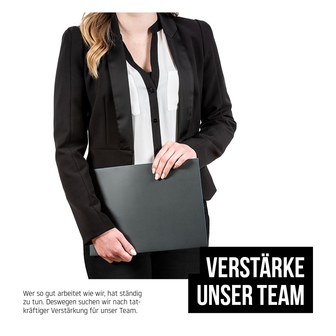 Instagram-Anzeige Verstärke unser Team