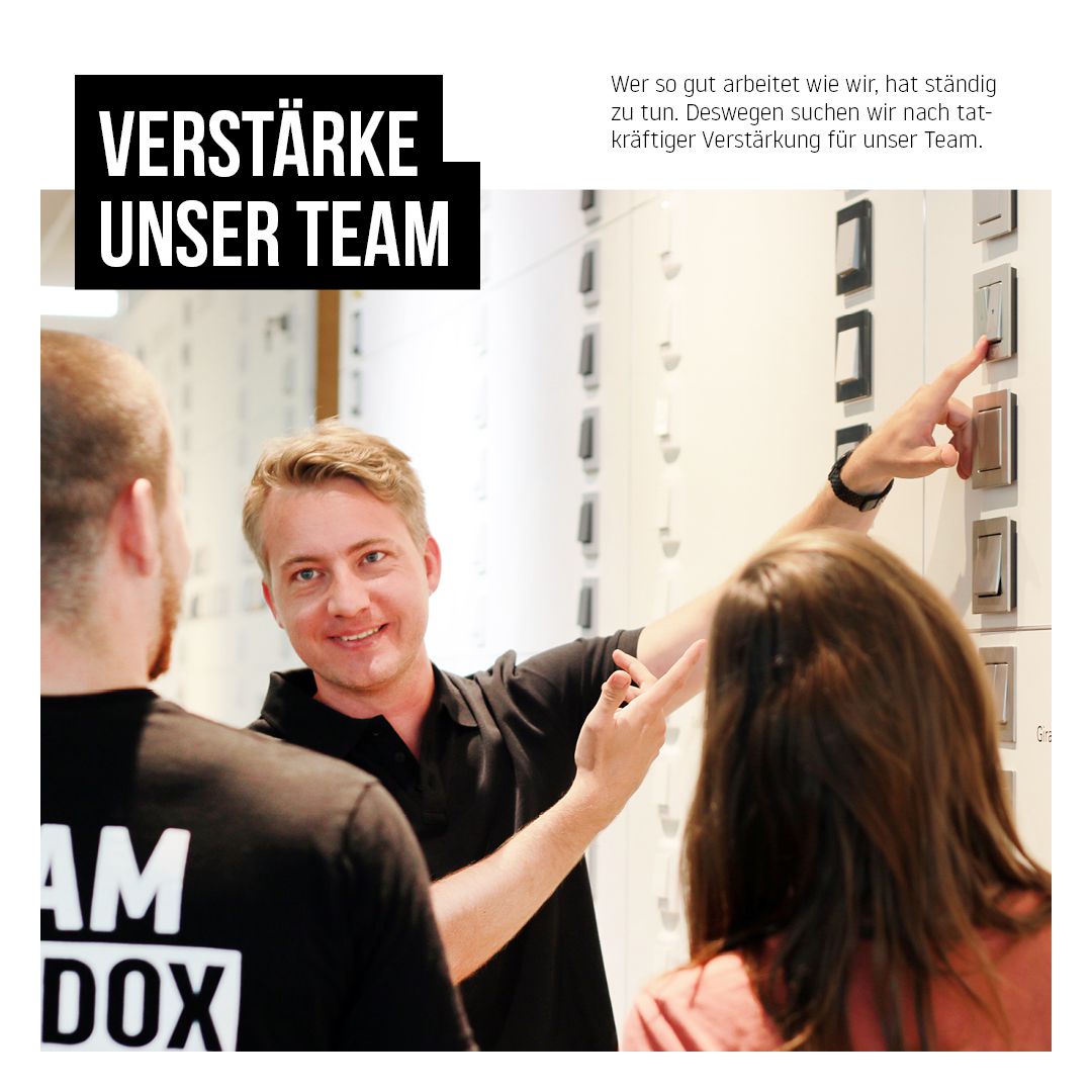 Instagram-Anzeige Verstärke unser Team