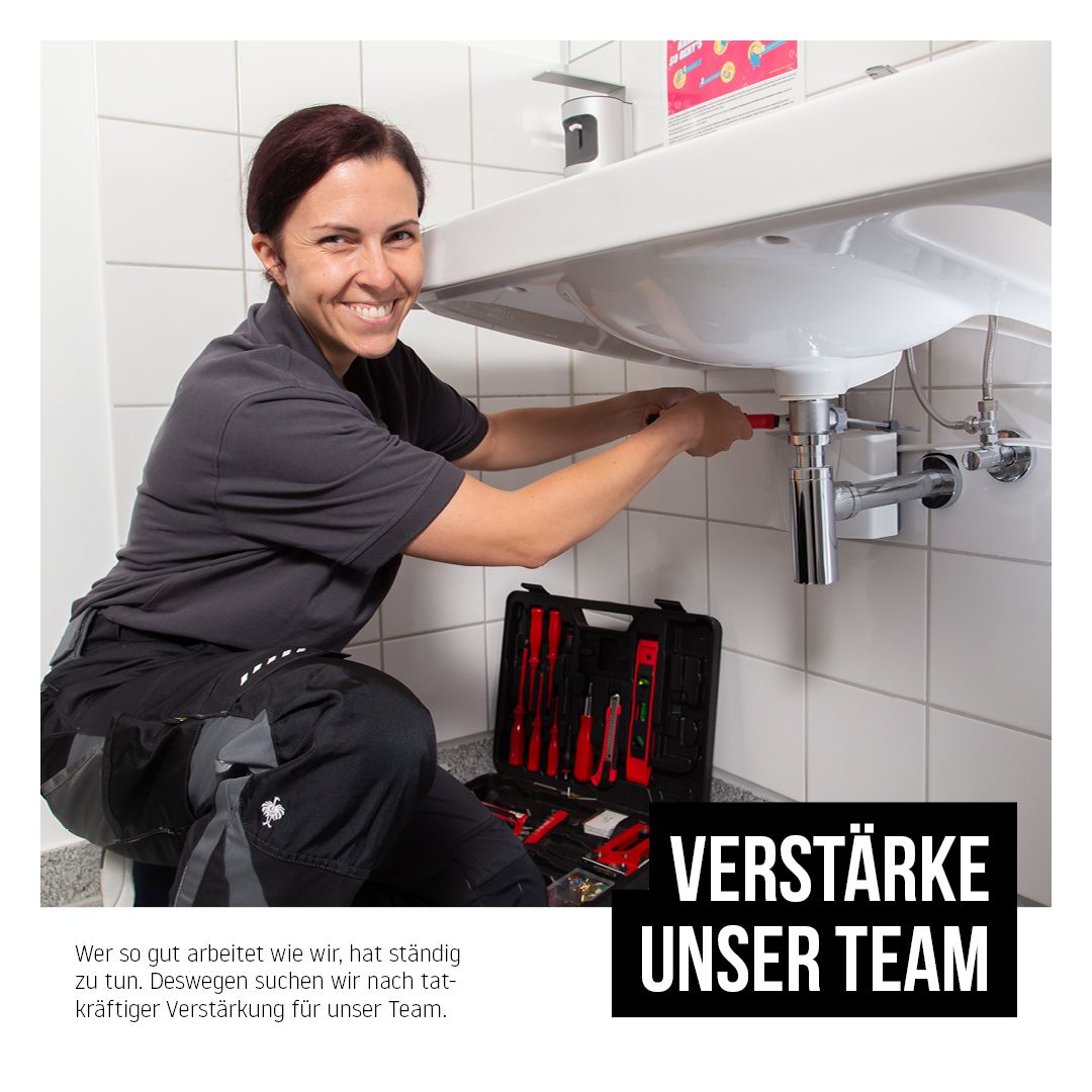 Instagram-Anzeige Verstärke unser Team